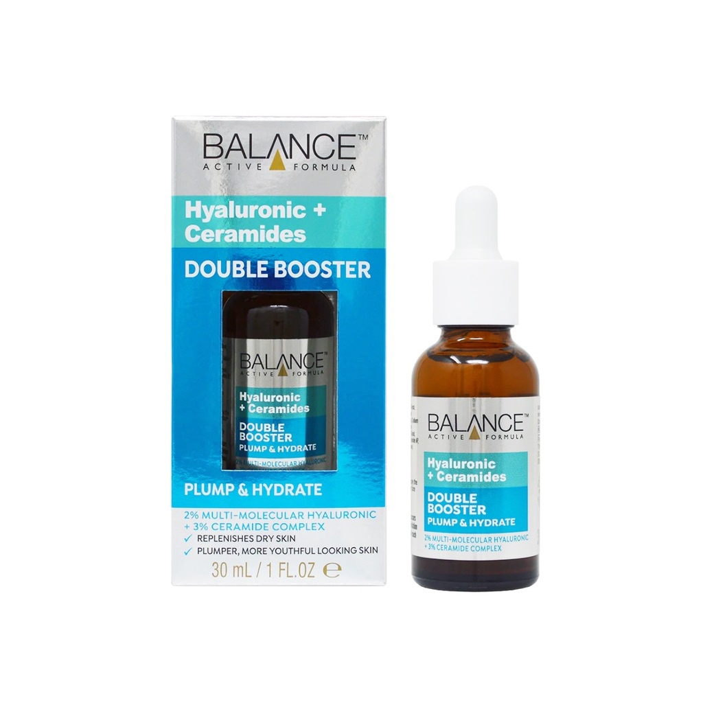 Tinh Chất Balance Active Hyaluronic & Ceramides Double Booster 30ml