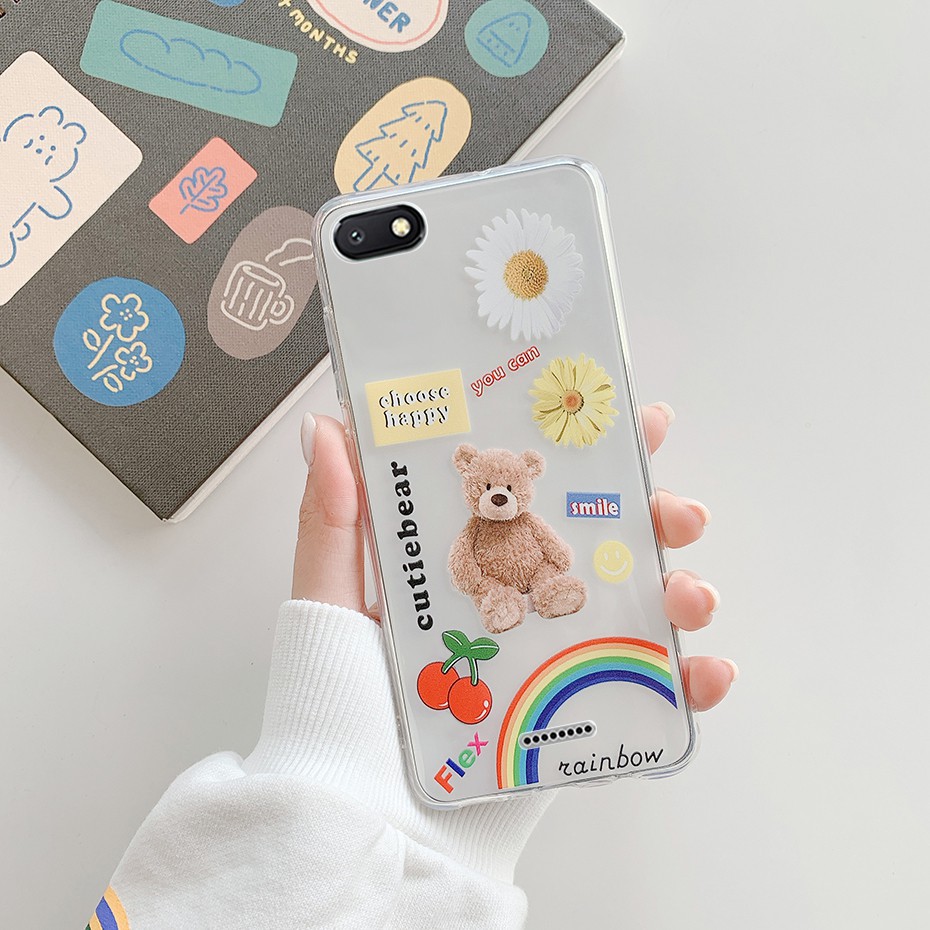 Ốp điện thoại kiểu dáng thời trang cho Xiaomi Redmi Note 7 6 6A Redmi 6A Note 7