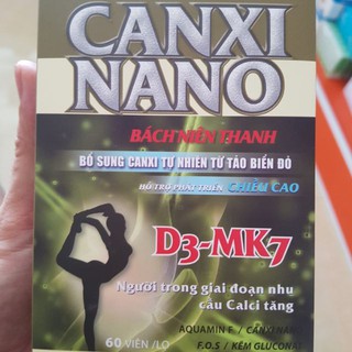 Canxi Nano Tảo Biển – tăng cường bổ xung canxi cho cơ thể