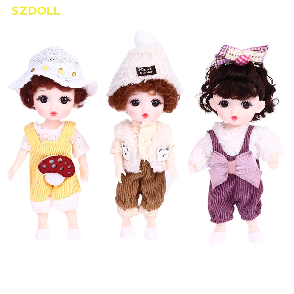 Bộ Đồ Chơi Trang Điểm Toàn Diện Có Khớp Chuyển Động Cho Búp Bê 16-17cm