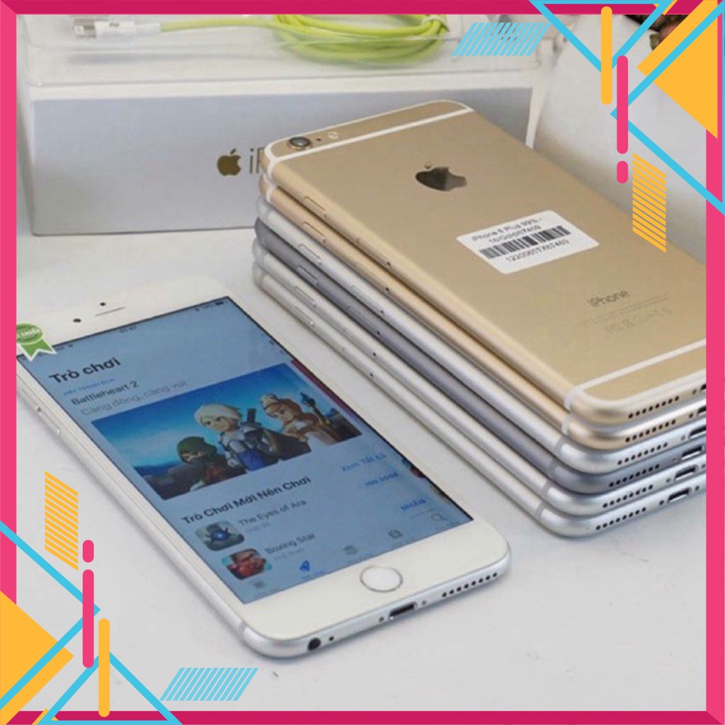 GIÁ KHUYẾN MÃI Điện thoai IPhone 6 64/32/16gb xịn - tương trợ Bảo Hành 1 đổi 1 , tặng full phụ kiện thời trang - Duongbi