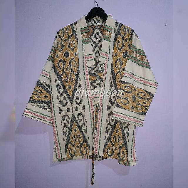 Áo Khoác Kimono Jepara P06 Họa Tiết Thổ Cẩm Độc Đáo