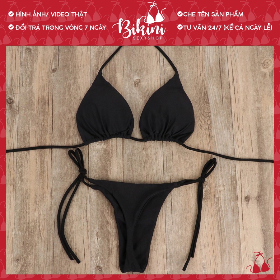 ❣️ Bộ Bikini 2 Mảnh Buộc Dây Quần Lọt Khe Gợi Cảm BIKI13