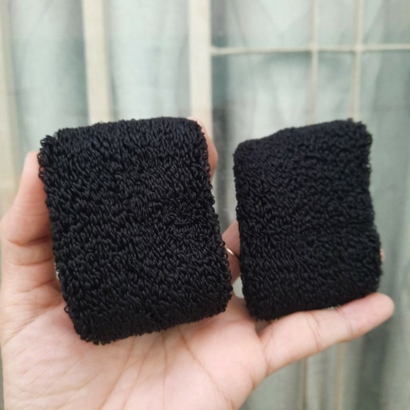 Len cột tóc bản to 4.5-5cm×7cm (bò/đồng/đen)