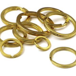 2 chiếc khoen tròn đồng thau