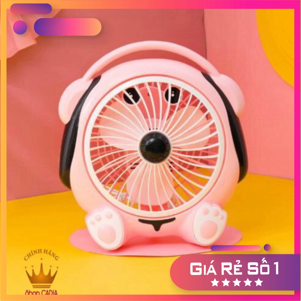 Quạt Để Bàn Mini cắm điện Kiểu Dáng Hoạt Hình Dễ Thương cute SIÊU MÁT