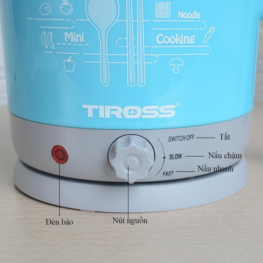 NỒI LẨU ĐIỆN MINI ĐA CHỨC NĂNG TIROSS | Thiết kế nhỏ gọn, hiệu quả | | BigBuy360 - bigbuy360.vn