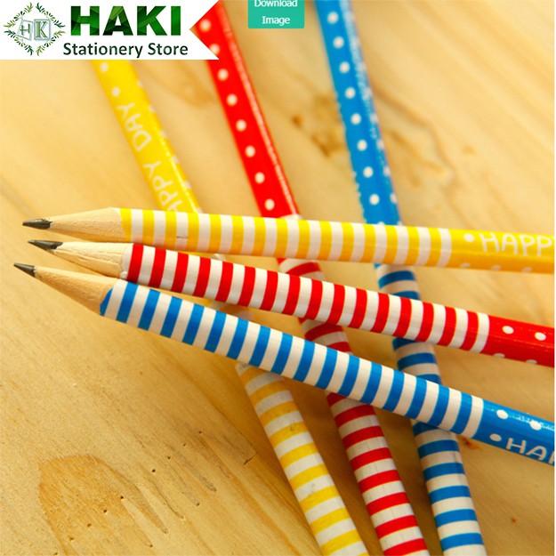 Bút chì kèm tẩy hình thú HAKI nhiều mẫu cute dễ thương B07