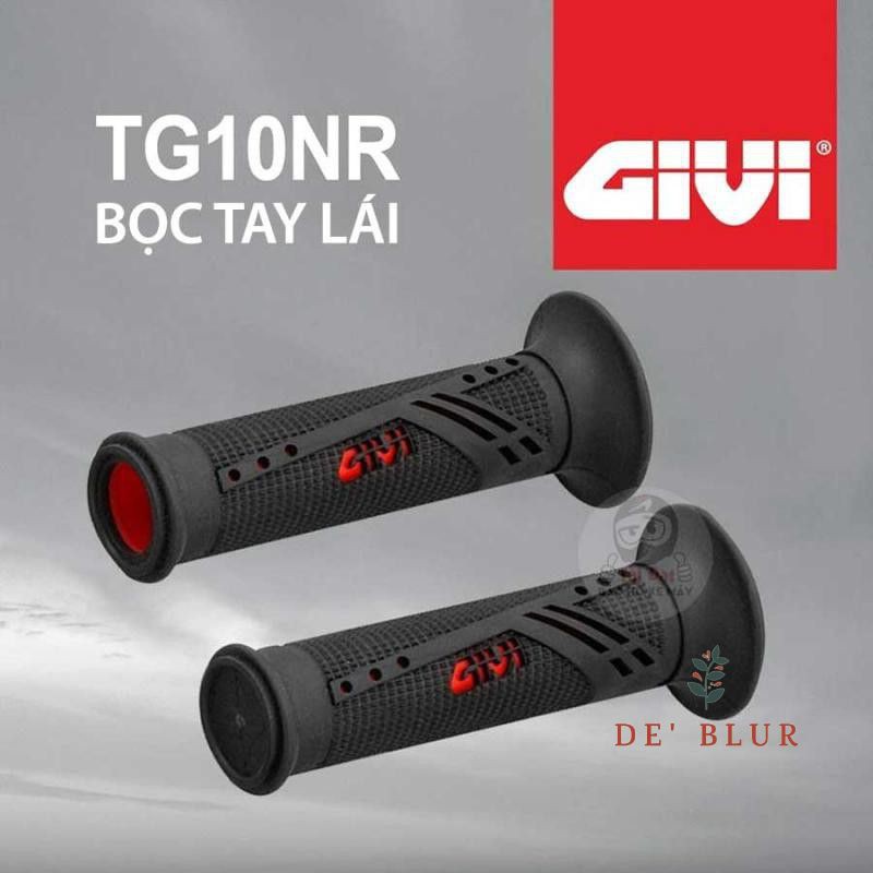 ⚡BỀN ĐẸP⚡ Bao Tay Nắm Givi TG10NR Power Grip Black & Red