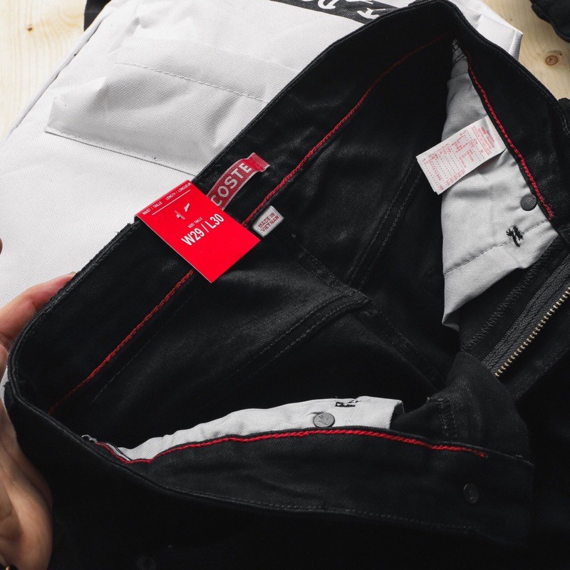 QUẦN JEANS LC ĐEN TRƠN