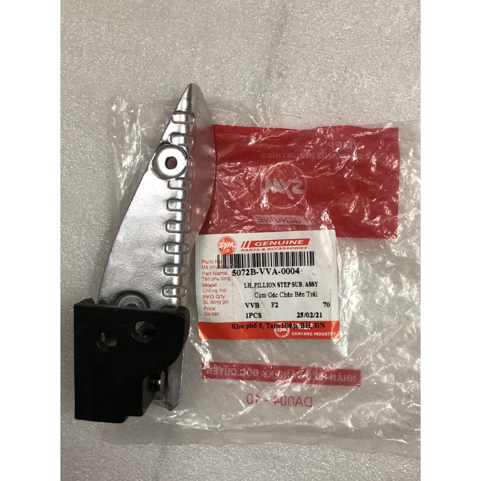 Gác chân/ Cụm gác chân xe Shark mã VVB