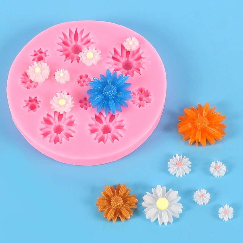 Khuôn Silicone Làm Bánh Hình Hoa Cúc Xinh Xắn