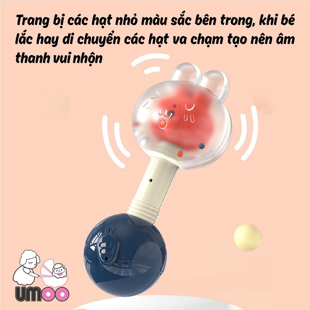 [ UMOO ] Hộp xúc sắc đèn nhạc cho bé