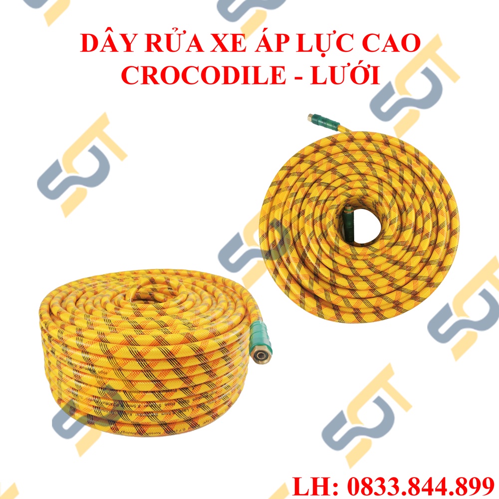 Dây rửa xe, dây rửa xe áp lực cao Crocodile lưới