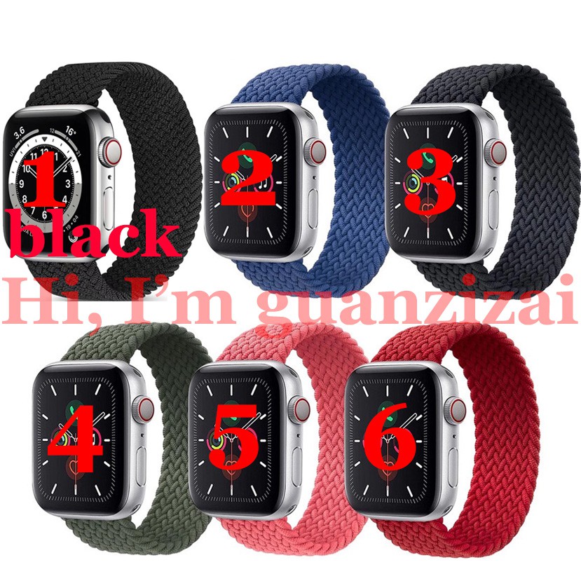 Dây Đeo Co Dãn Cho Đồng Hồ Thông Minh Apple Watch Series 1 / 2 / 3 / 4 / 5 / 6 / Se, 38mm / 42mm / 40mm / 44mm