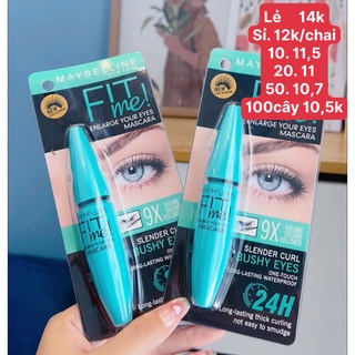 Mascara MBL Đen, fit me xanh