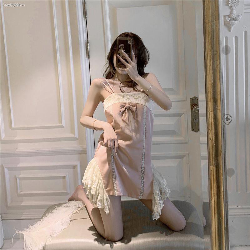 Set Đầm Hai Dây Và Áo Khoác Ren Thời Trang Quyến Rũ Cho Nữ | BigBuy360 - bigbuy360.vn