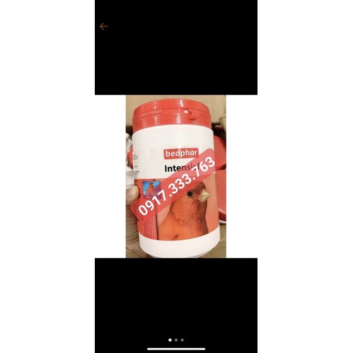 Bột Hà Lan lên màu đỏ dành cho chim cảnh hũ nguyên seal 500g