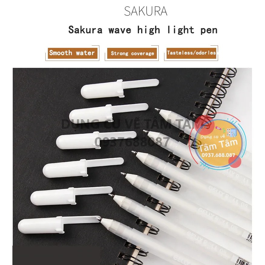 -Bút trắng gelly roll Sakura, Gelly roll -
