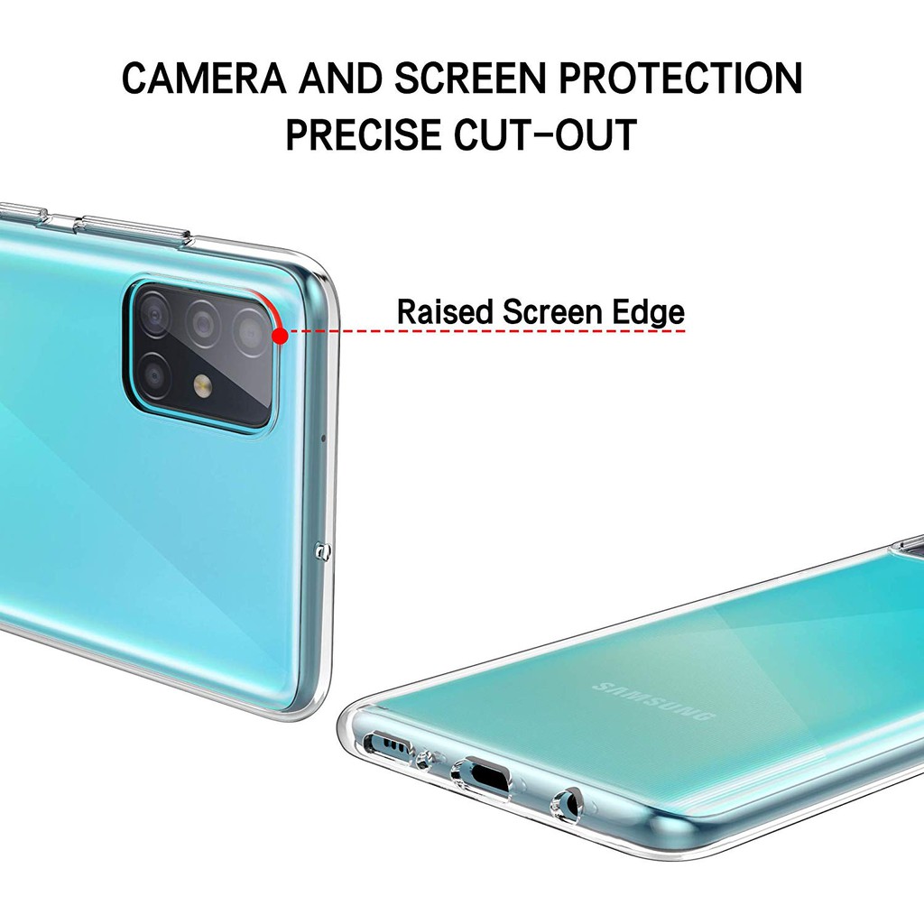 Ốp lưng Silicon TPU mềm trong suốt dành cho Samsung Galaxy A51 A 51 GalaxyA51