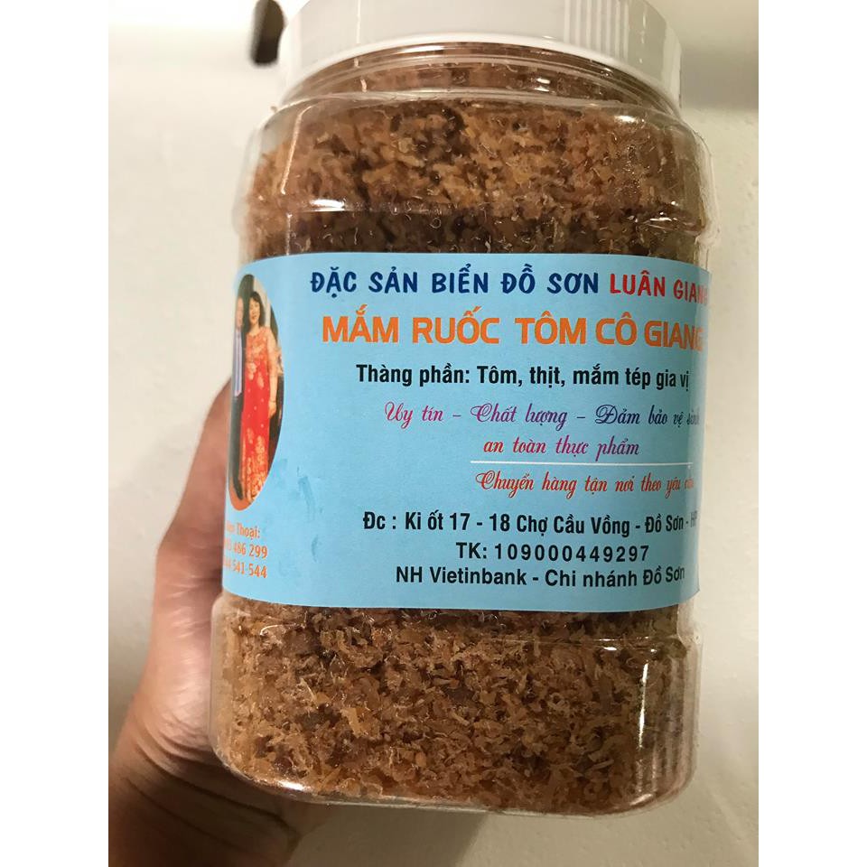 Đặc sản Mắm Ruốc Tôm ngon số 1 Đồ Sơn