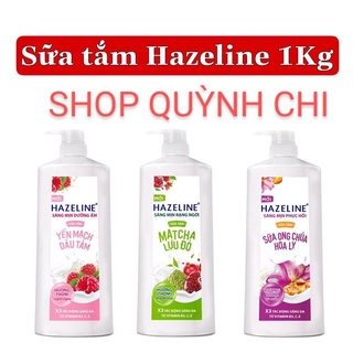 Sữa tắm dưỡng thể thiên nhiên trắng sáng da hazeline