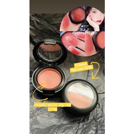 Phấn Má Hồng Mac Powder Blush màu Brunt pepper