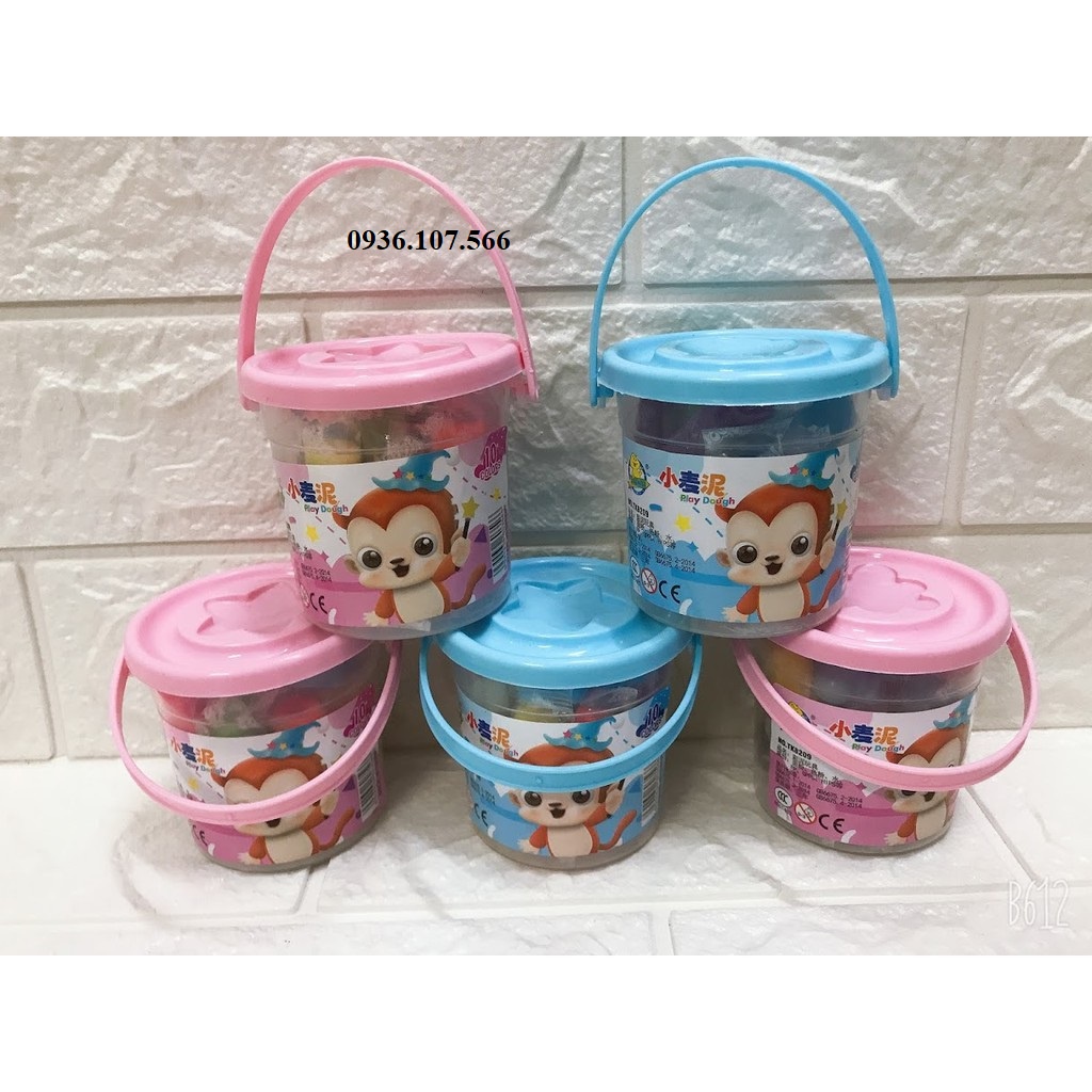 Sỉ 20 Xô Đất nặn Tặng kèm bộ khuôn