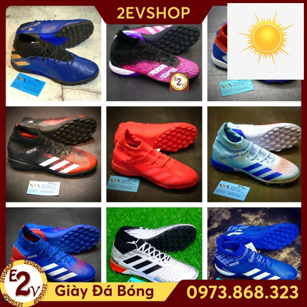 👳 Xả Hàng lẻ size giày đá bóng cao cổ D, giày đá banh thể thao nam cỏ nhân tạo - 2EVSHOP 🤜 👳
