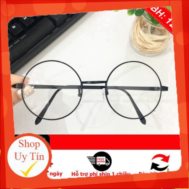 Gọng Cận Kính nam nữ Nobita Tròn xoe chất kiệu kim loại Lani 3800 - Lắp Mắt Cận Theo Yêu Cầu Loại Xịn - Hot [