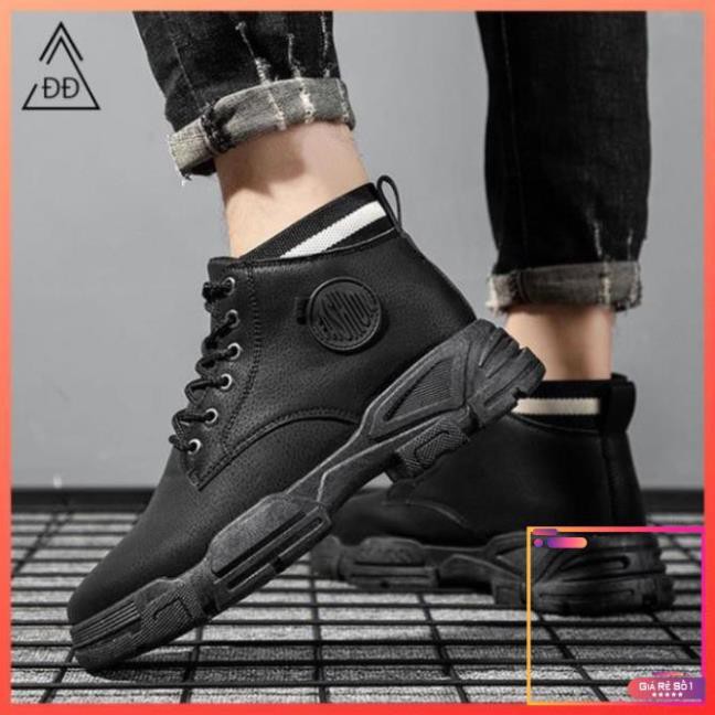 Giày boot nam đen cổ cao [FREESHIP] D851 shop ĐỊCH ĐỊCH chuyên giày boots nam -o97  -V1