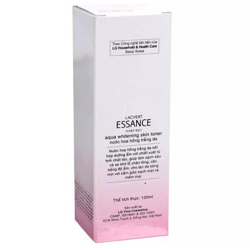 Nước Hoa Hồng Trắng Da Essance Whitening Aqua Skin Toner - 120ml