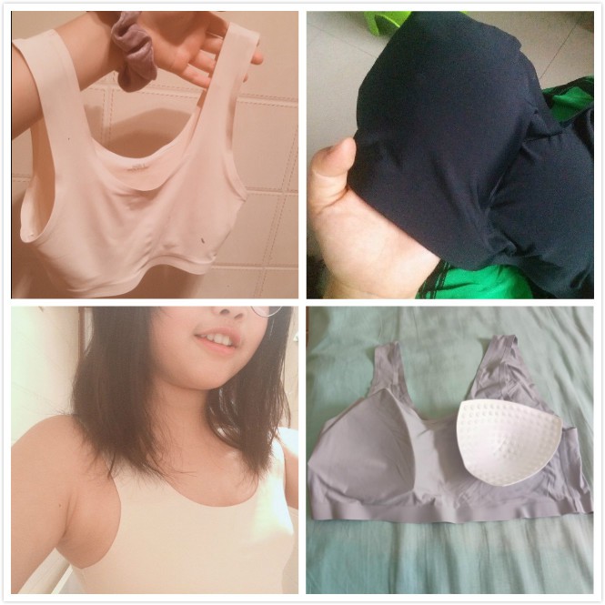 Áo Lót Lụa Thoáng Mát Xinh Xắn Cho Nữ Kiểu Hàn Quốc
