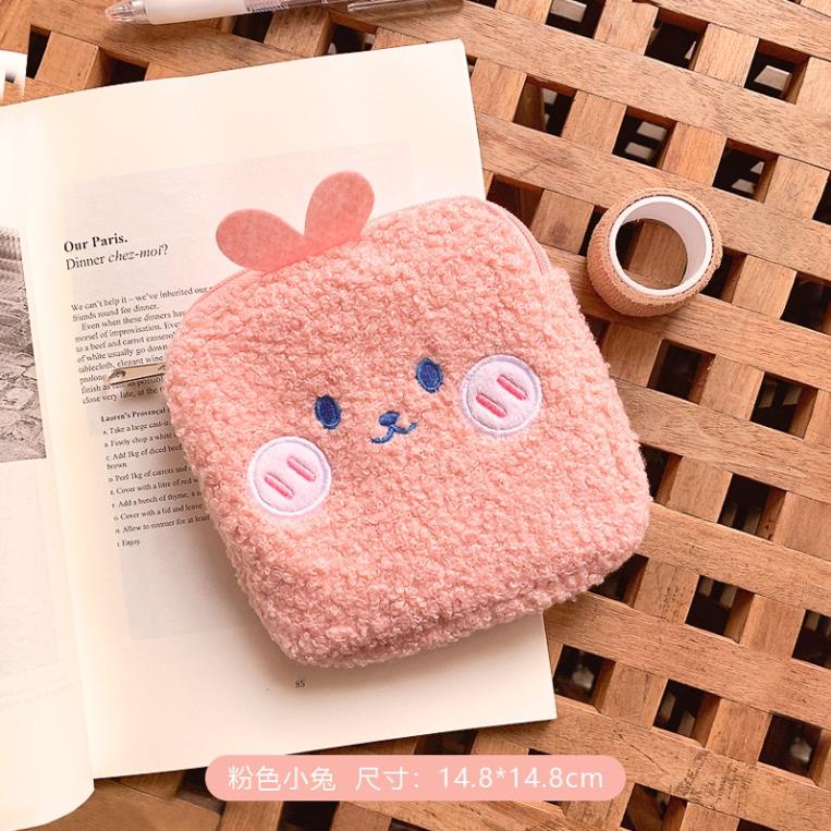 Túi Đựng Băng Vệ Sinh Đồ Dùng Cá Nhân Kute Phong Cách Hàn Quốc
