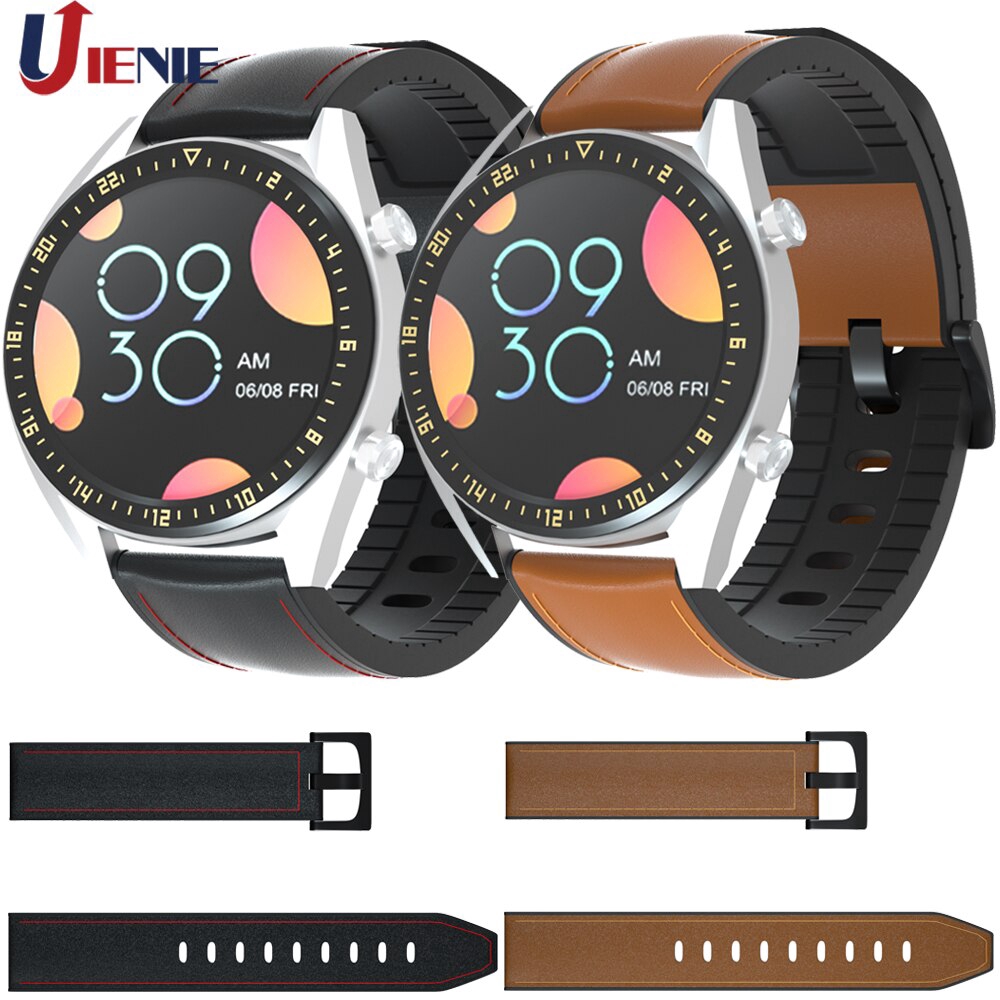 Dây da đeo đồng hồ thông minh 22mm cho Huawei Watch GT /GT 2 46 mm