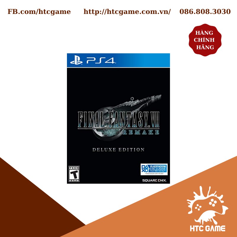 Đĩa game Final Fantasy 7 Remake Deluxe Edition dành cho PS4 PS5