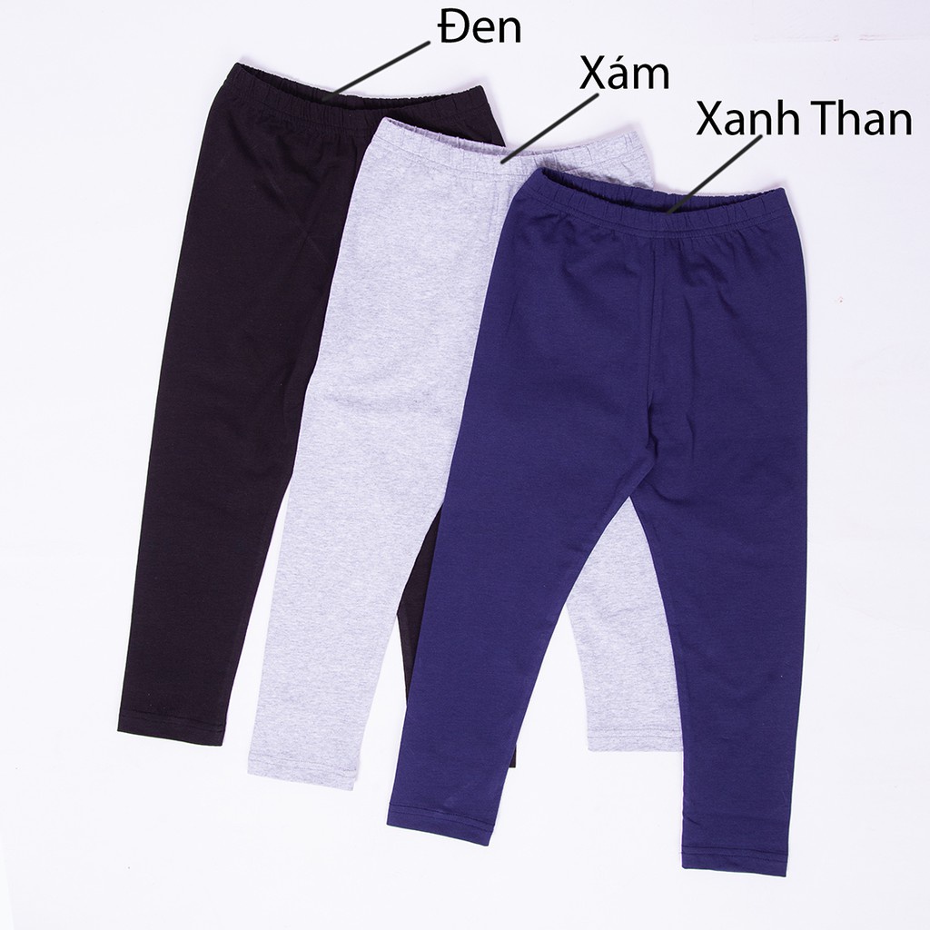 Quần Legging Cho Bé Gái Từ 1 Đến 8 Tuổi Chất Thun Cotton Cao Cấp Giữ Nhiệt Thời Trang Thu Đông GQ38