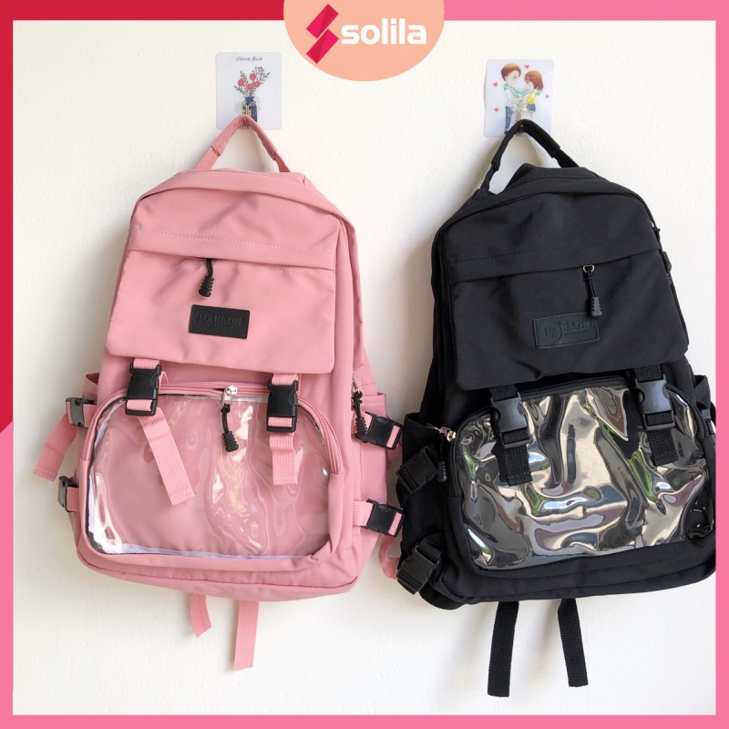 Balo thời trang ulzzang cho nam nữ học sinh đi học phong cách unisex