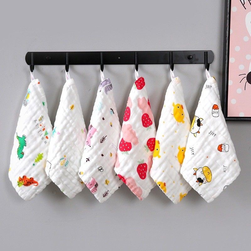 Khăn Sữa, Khăn Xô  Unmei 6 lớp dày mịn mềm đẹp Hàng cao cấp siêu thấm hút, 100% Cotton - Nhiều Màu Giao Ngẫu Nhiên