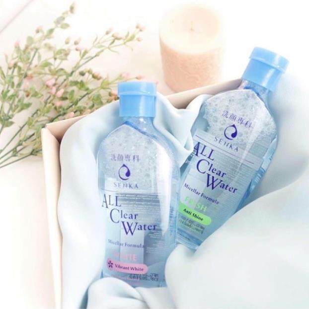 Nước Tẩy Trang SENKA Tươi Mát Da All Clear Water Fresh Anti Shine 230ml