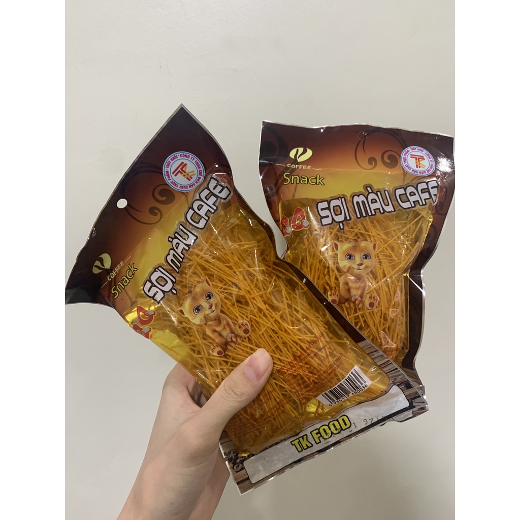 Đồ ăn vặt sợi màu cafe tuổi thơ công trường cay cay dumbum tiểu dần Chip snacks