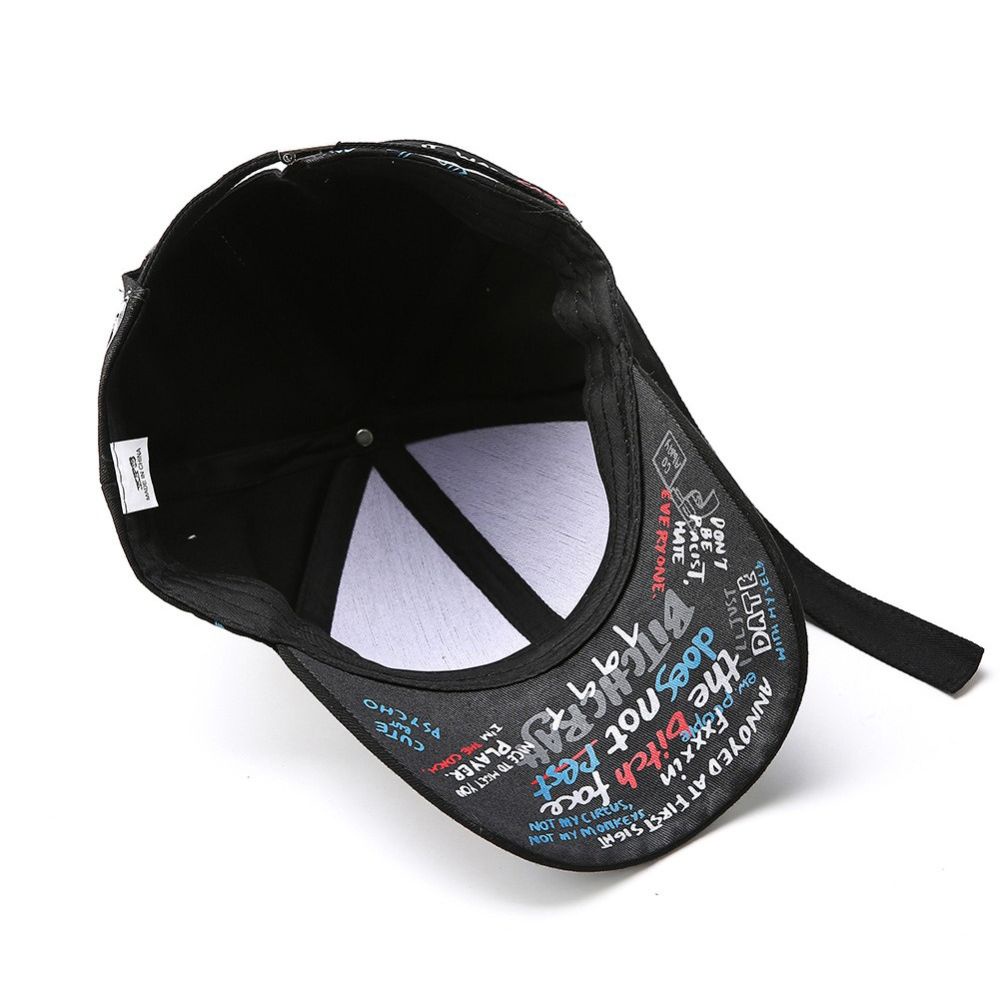 Mũ Lưỡi Trai Che Nắng In Họa Tiết Graffiti Nhiều Màu Tùy Chỉnh Thời Trang Cho Nam Và Nữ