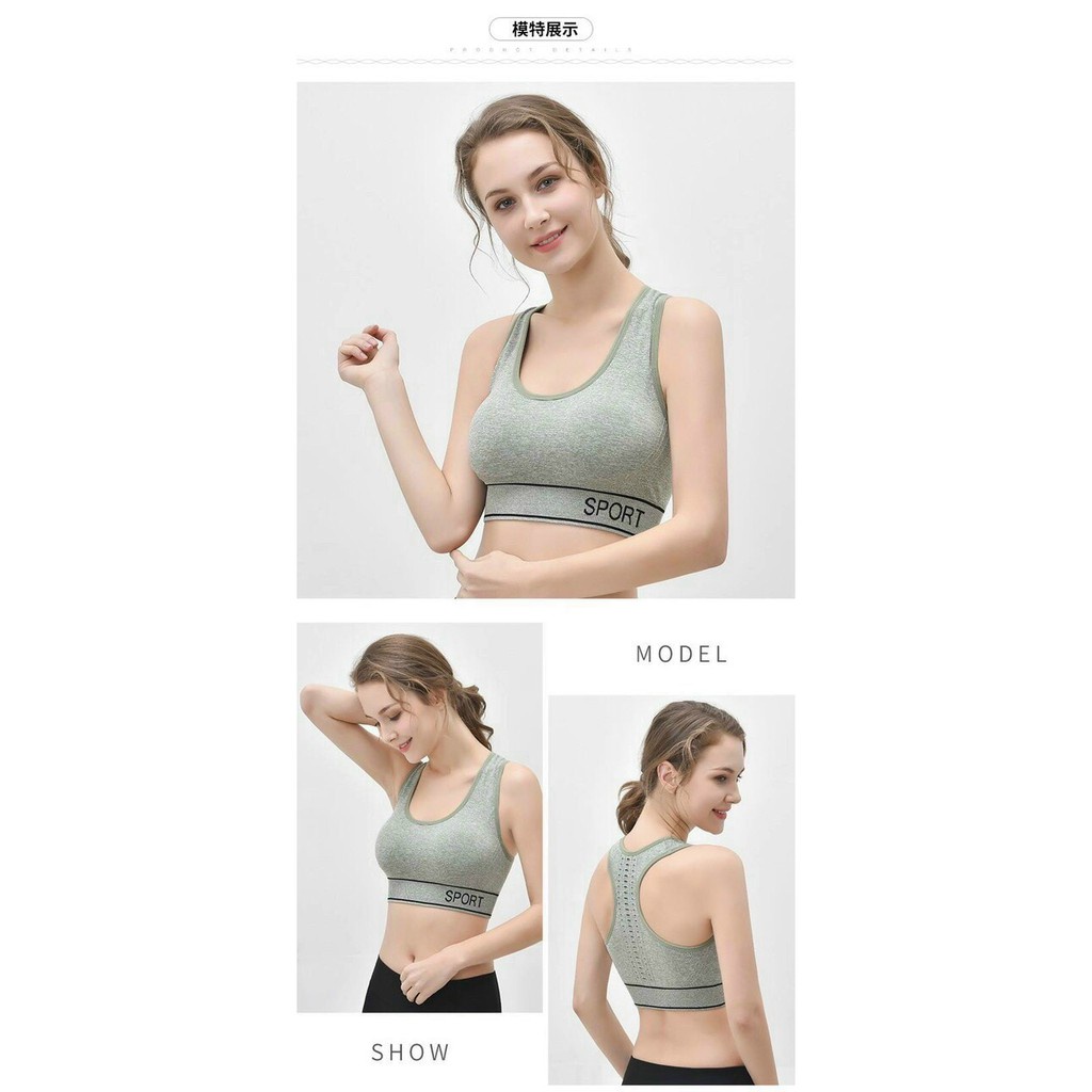 Áo bra sport tập gym, yoga, aerobic freesize 45-55kg cao cấp mã FLA02