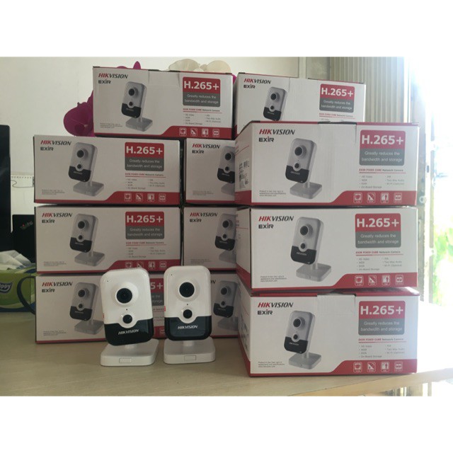 Camera IP wifi Cube 2MP HIKVISION 2CD2421G0-IW, đàm thoại 2 chiều (chính hãng Hikvision Việt Nam)