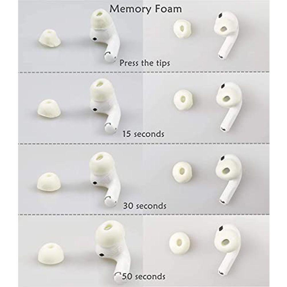 JONYE Đệm Bọc Bảo Vệ Tai Nghe Chụp Đầu Bằng Memory Foam Thay Thế Tiện Dụng Cho Apple Airpods