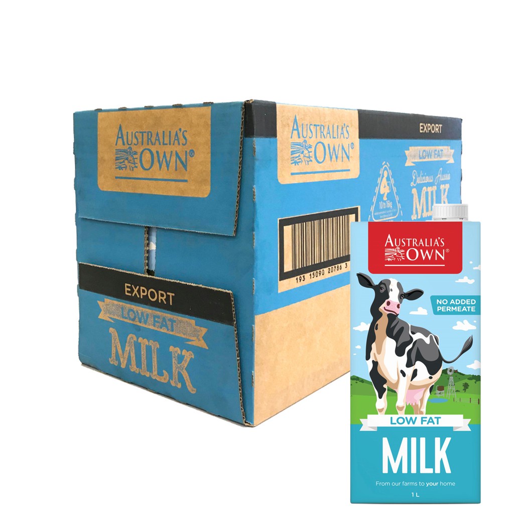 [SenXanh Emart] Thùng 12 Hộp Sữa AUSTRALIA'S OWN 1L - Sữa OWN Úc Nhập khẩu