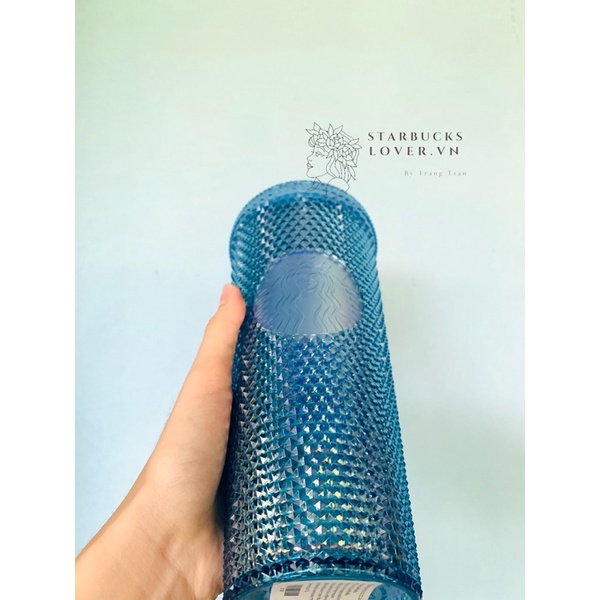 |CHÍNH HÃNG| LY GAI STARBUCKS BLING BLUE SIZE KHỦNG 710ml