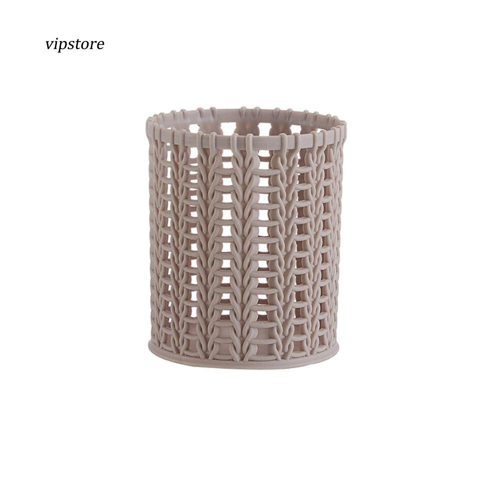 Hộp đựng bút để bàn hình tròn đa năng tiện lợi -Q8