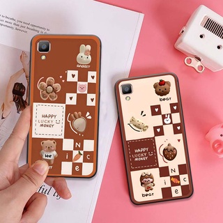 Ốp lưng điện thoại oppo f1 / f1w / a35 in hình họa tiết ô vuông, trái tim, gấu cute