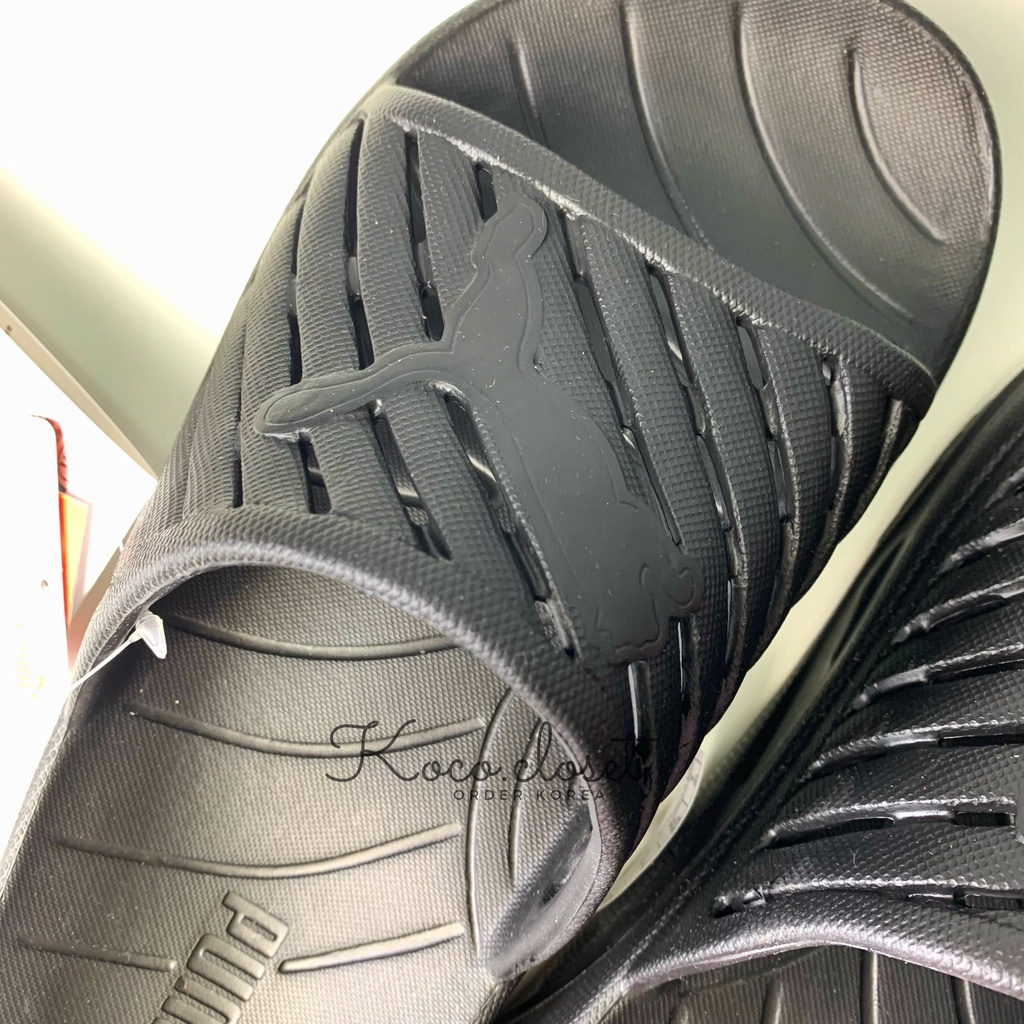 Dép Puma Jetcat Unisex JETCAT Slide Black  Màu Đen Chính Hãng